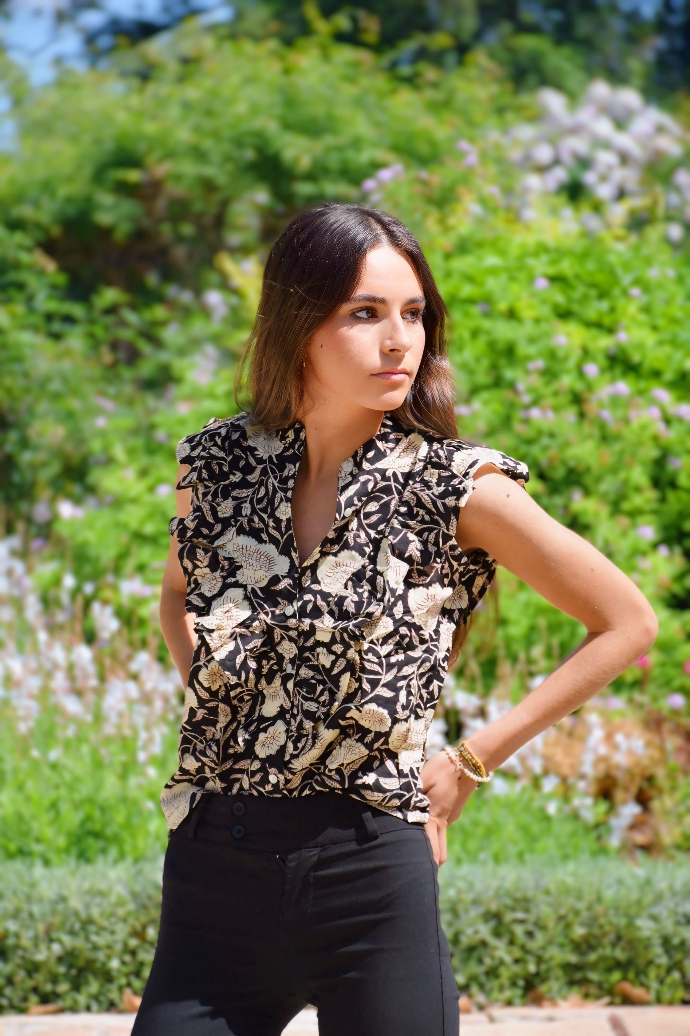 Camisa Roma negra