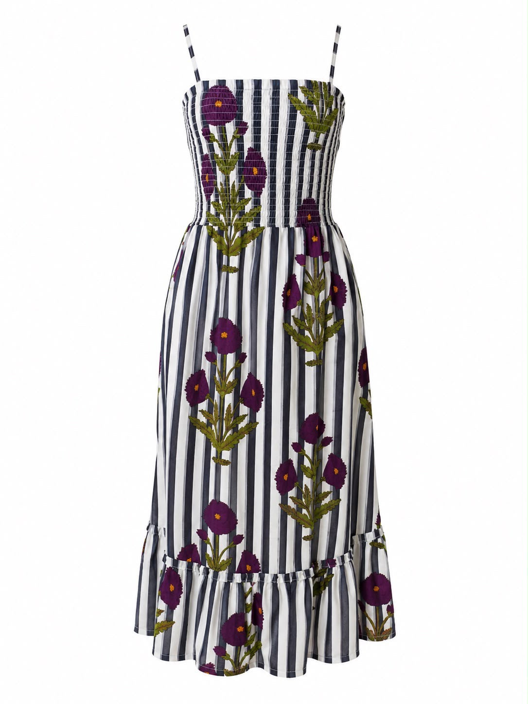 Vestido flores moradas