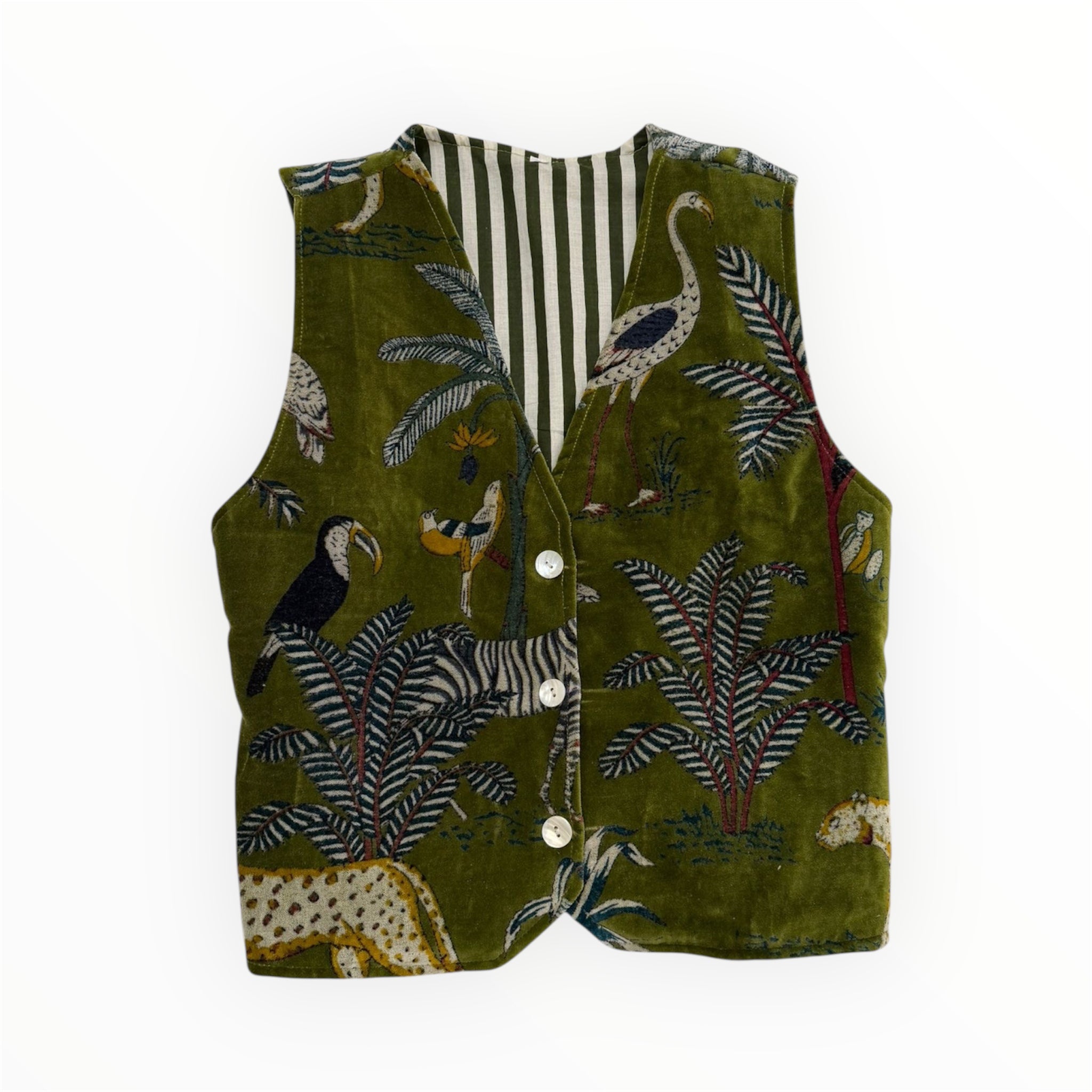 Chalequillo terciopelo selva