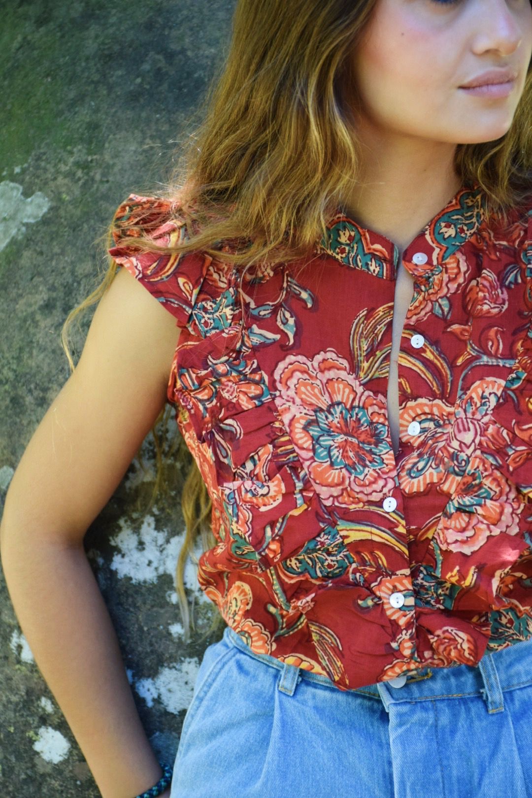 Camisa Roma roja