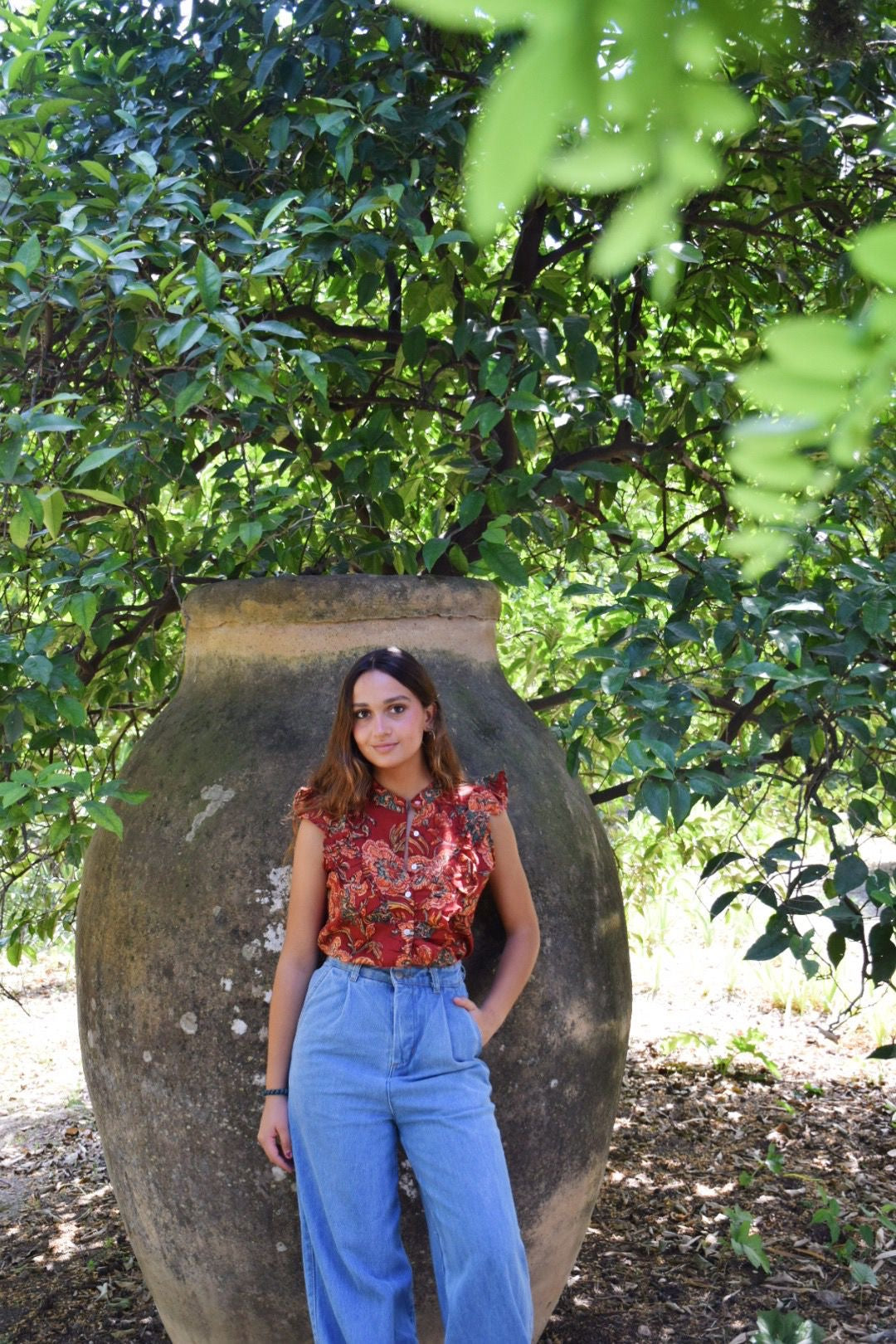 Camisa Roma roja
