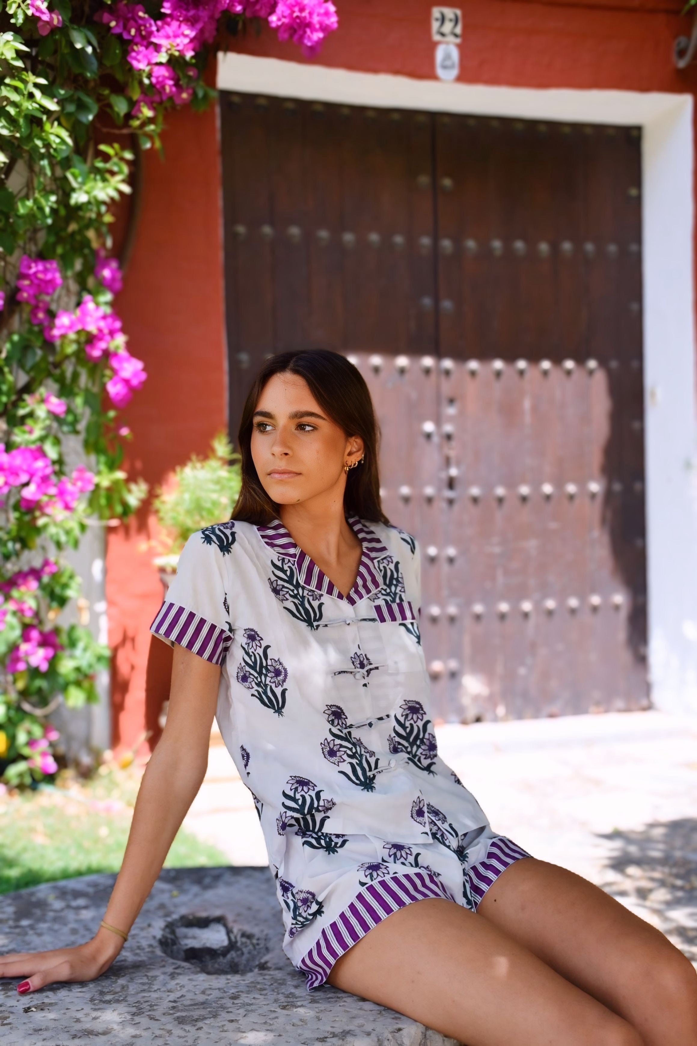 Pijama corto Makani