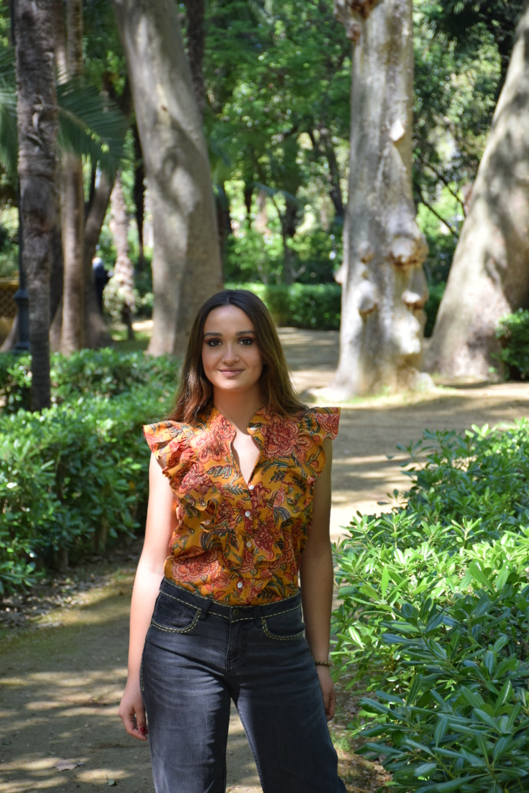 Camisa Roma naranja