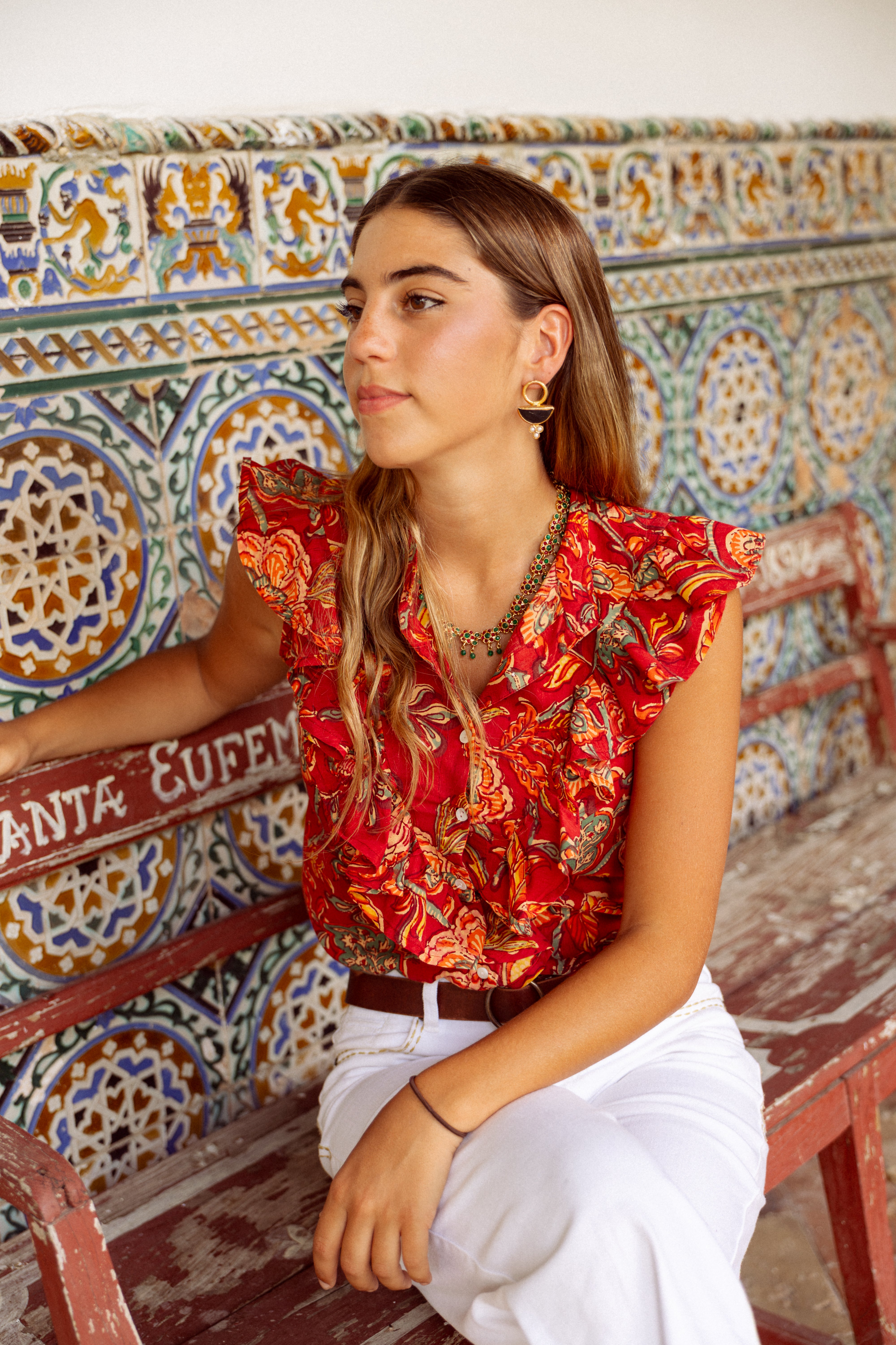 Camisa Roma roja