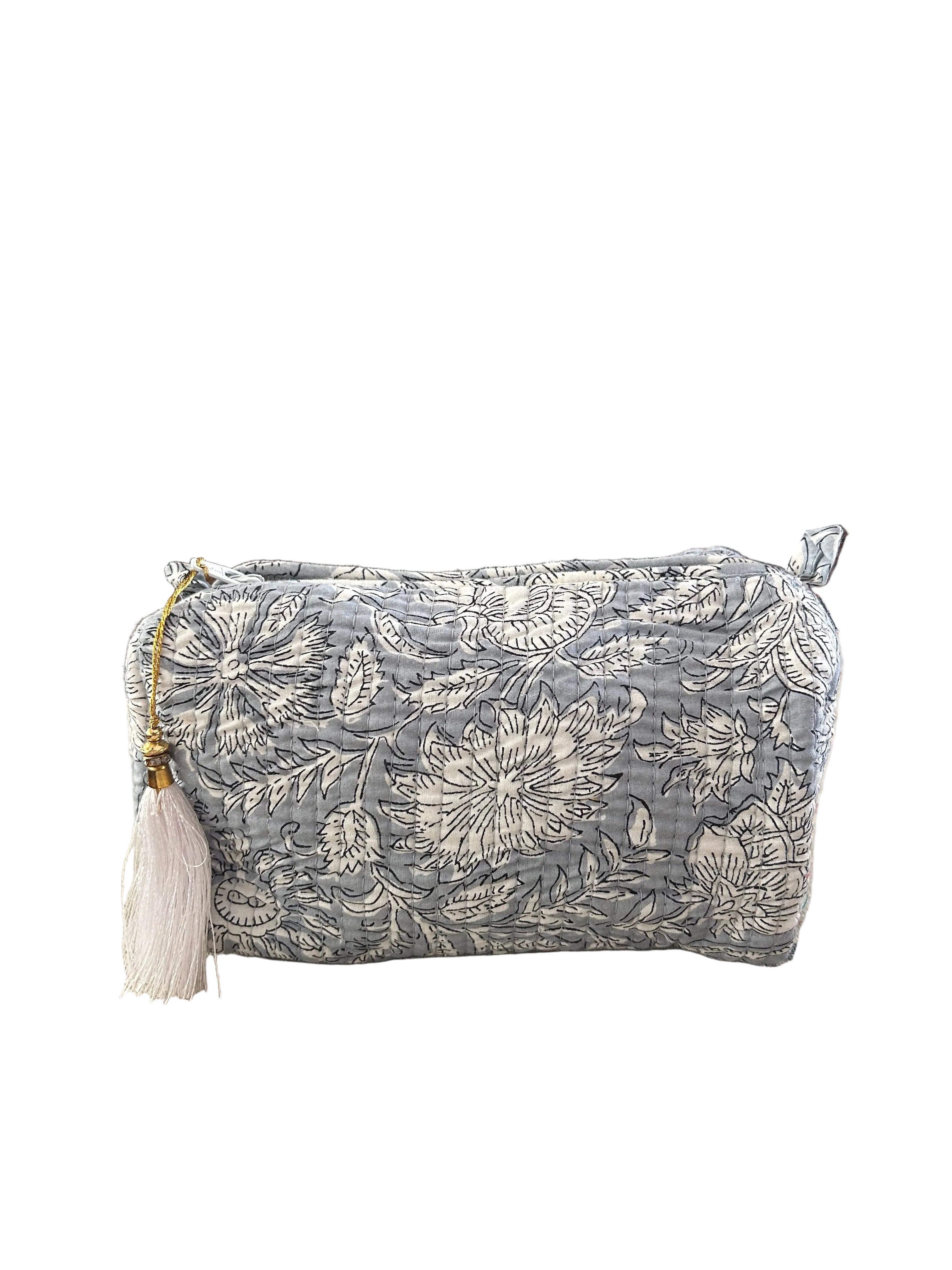 Neceser azul/gris pequeño
