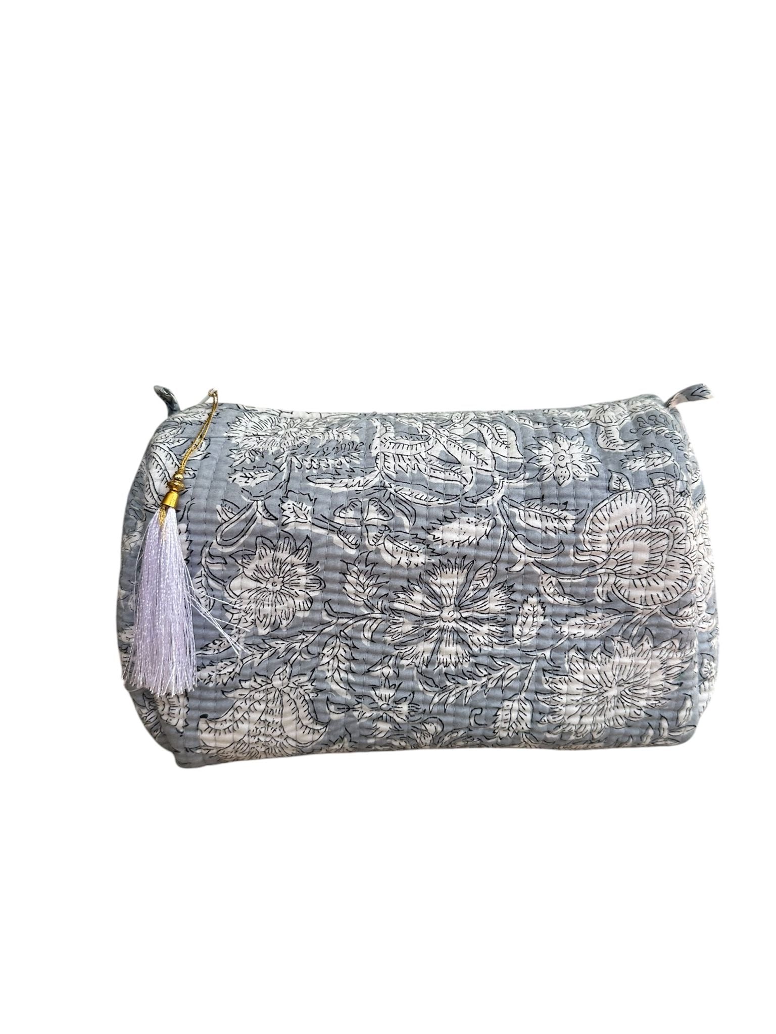 Neceser azul/gris grande