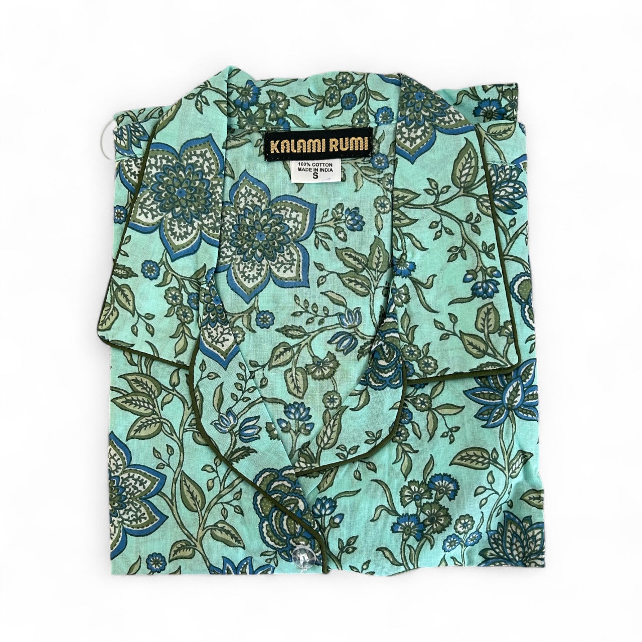 Pijama Corto Turquesa